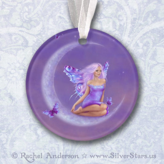 Lavender Moon Acrylic Ornament
