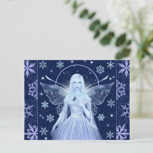 Snow Fairy Set of 4 Postcards