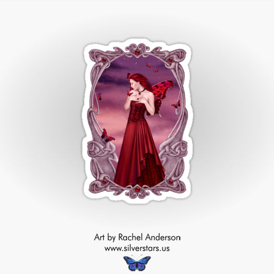 Birthstones - Garnet Fairy sticker