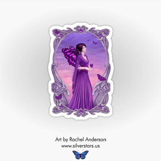 Birthstones - Amethyst Fairy sticker