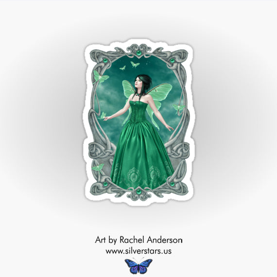 Birthstones - Emerald Fairy sticker