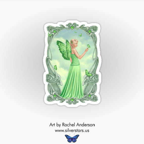 Birthstones - Peridot Fairy sticker